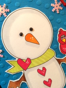 Close up of snowman from You're One Cool Friend set