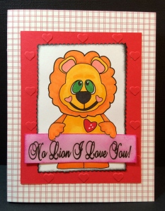 "No Lion" Valentine Card
