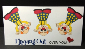 Flipping Out Over You Card